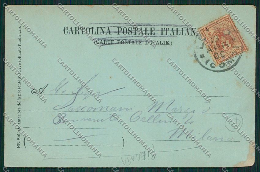 Varese Luino PIEGATA cartolina QK1891 – retro
