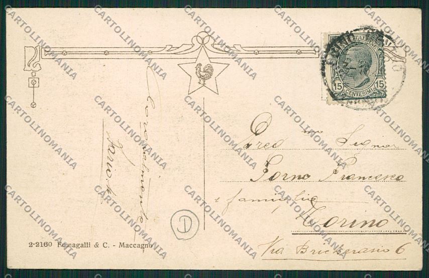 Varese Luino cartolina QK1892 – retro