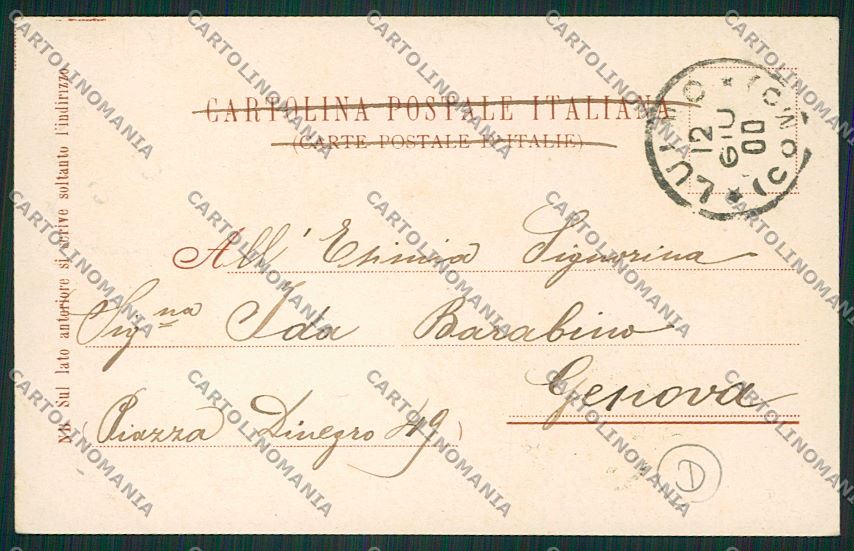 Varese Luino cartolina QK1897 – retro