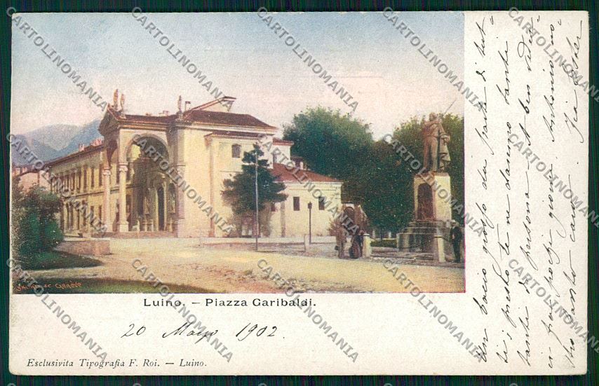 Varese Luino cartolina QK1898 – fronte