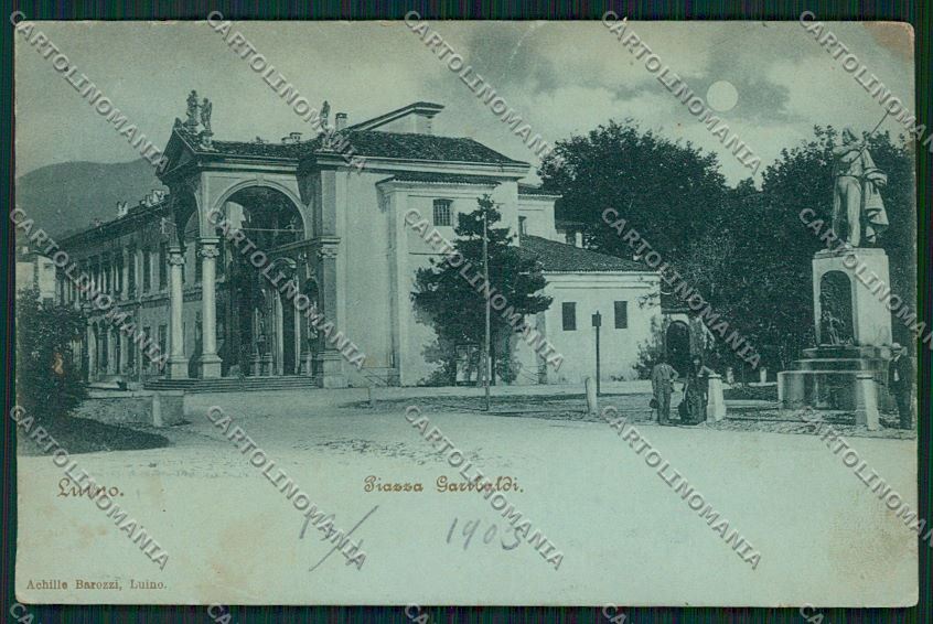 Varese Luino Chiaro di Luna cartolina QK1900 – fronte