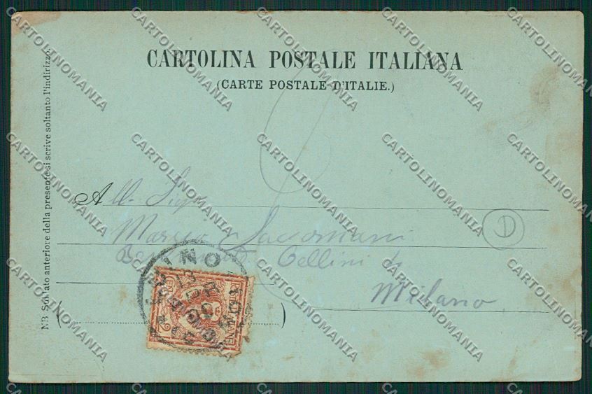 Varese Luino Chiaro di Luna cartolina QK1900 – retro