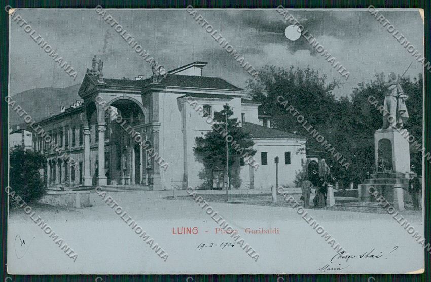 Varese Luino Chiaro di Luna cartolina QK1901 – fronte