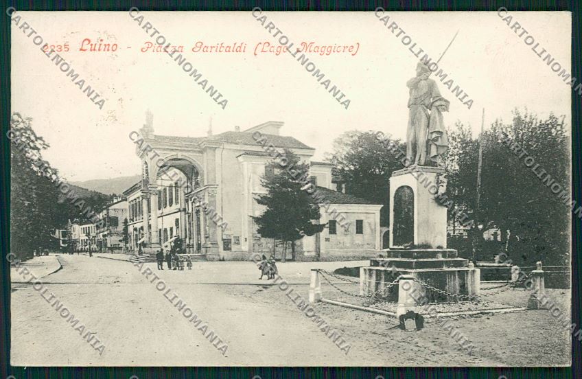 Varese Luino Garibaldi cartolina QK1902 – fronte