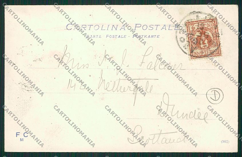 Varese Luino Garibaldi cartolina QK1902 – retro