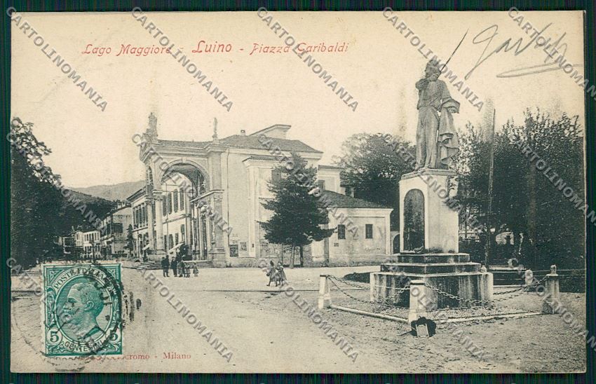 Varese Luino Garibaldi cartolina QK1903 – fronte