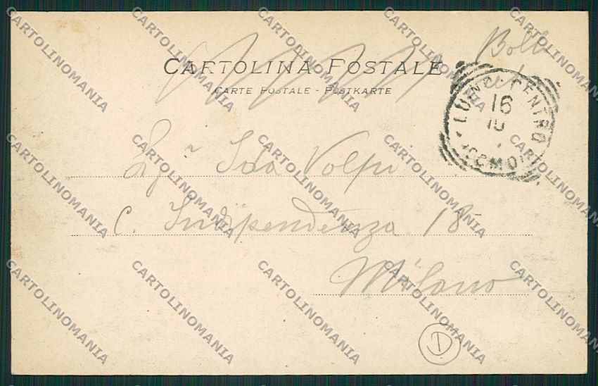 Varese Luino Garibaldi cartolina QK1903 – retro