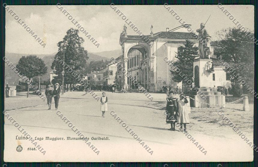 Varese Luino Garibaldi cartolina QK1904 – fronte