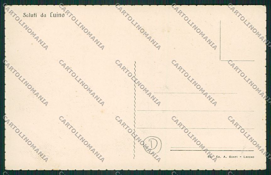 Varese Luino cartolina QK1907 – retro