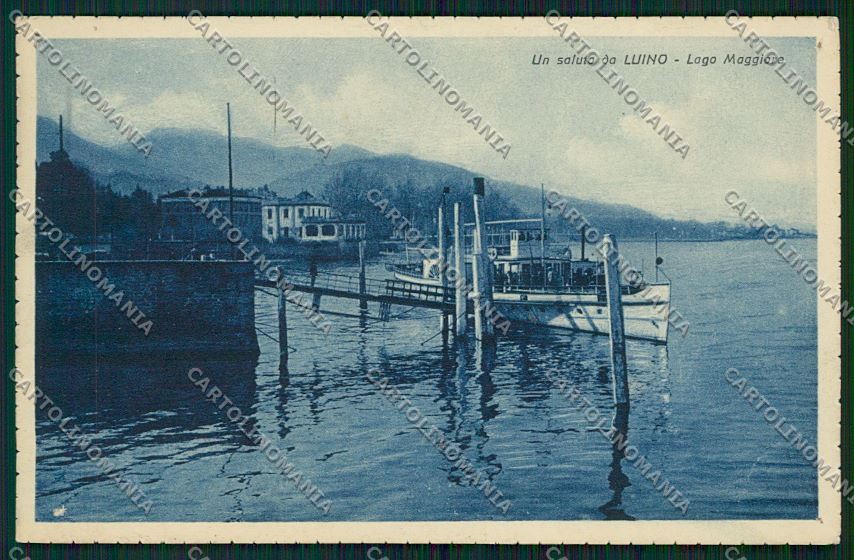 Varese Luino Battello FORI cartolina QK1911 – fronte