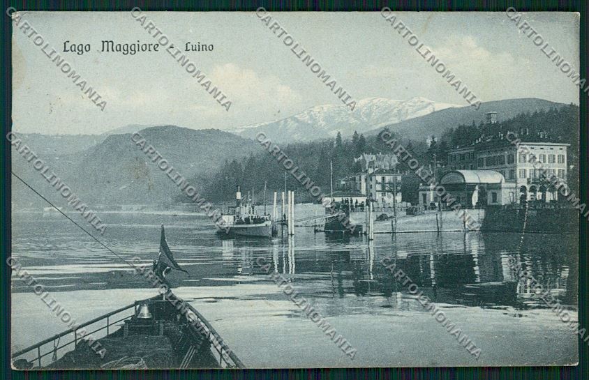 Varese Luino Battello cartolina QK1913 – fronte