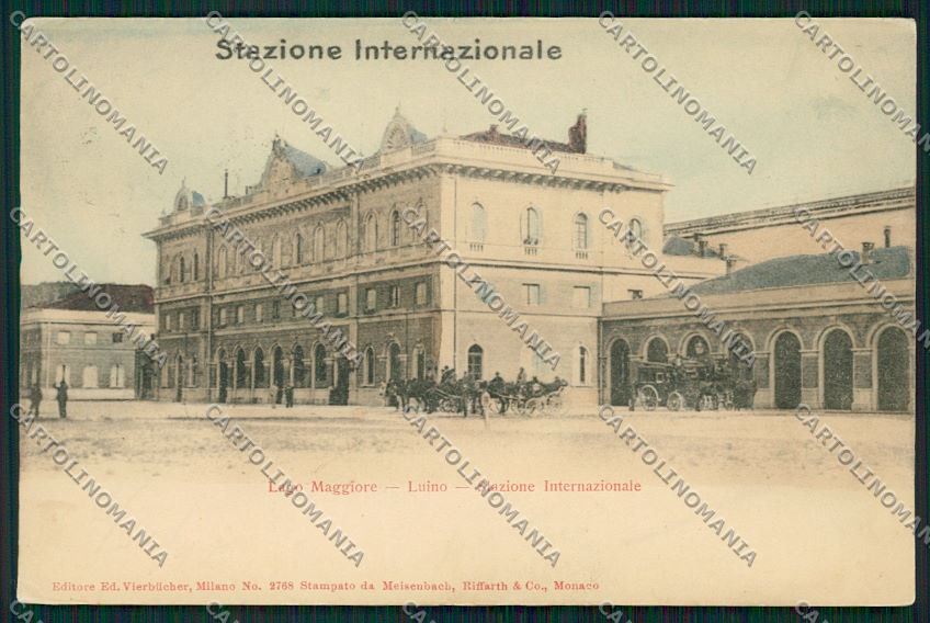 Varese Luino Stazione cartolina QK1915 – fronte
