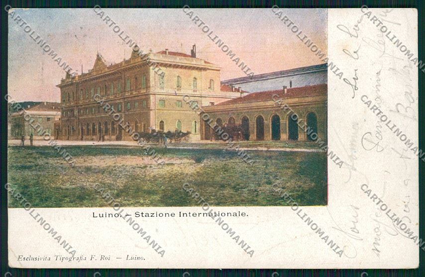 Varese Luino Stazione cartolina QK1917 – fronte