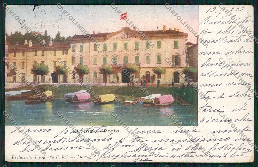 Varese Luino cartolina QK1922 – fronte