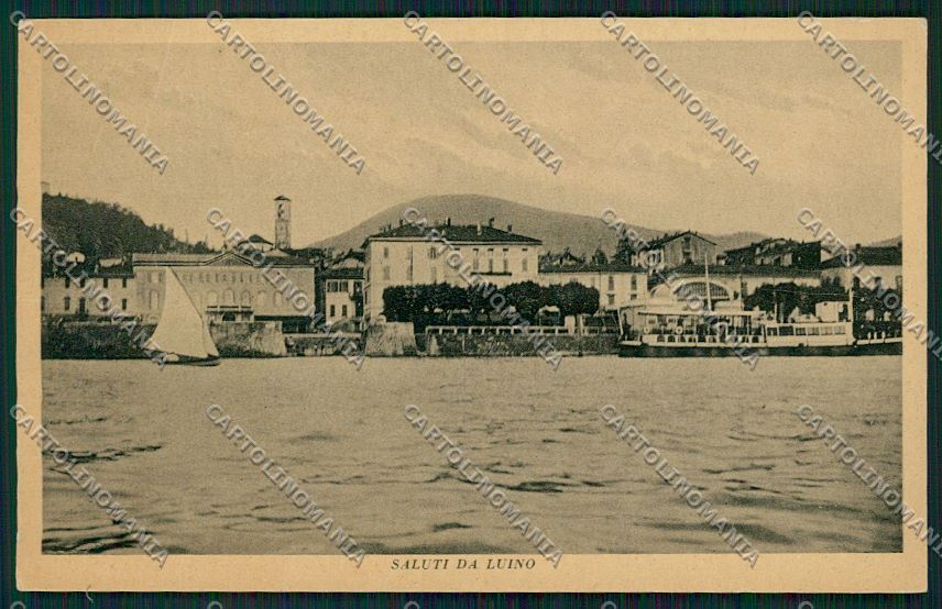 Varese Luino Battello cartolina QK1927 – fronte