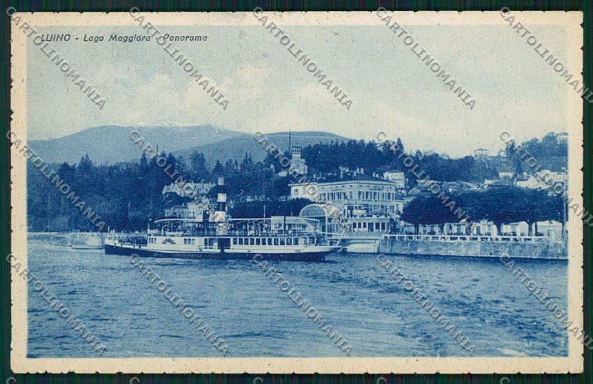 Varese Luino Battello cartolina QK1929 – fronte
