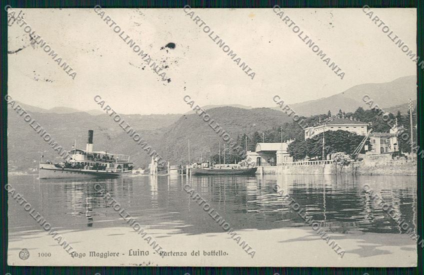 Varese Luino Battello cartolina QK1934 – fronte