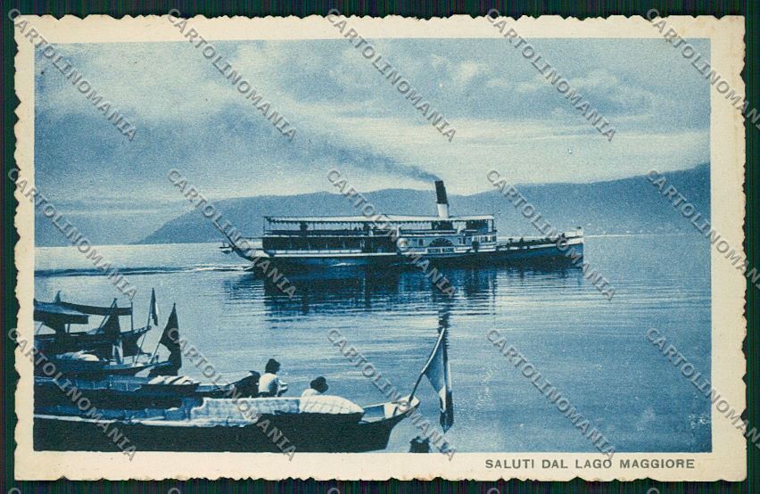 Varese Luino Battello cartolina QK1935 – fronte