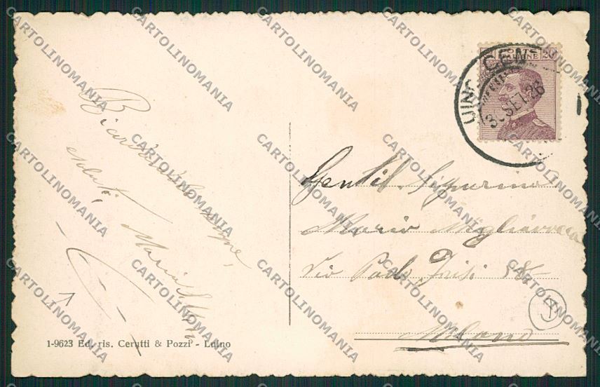 Varese Luino Battello cartolina QK1935 – retro