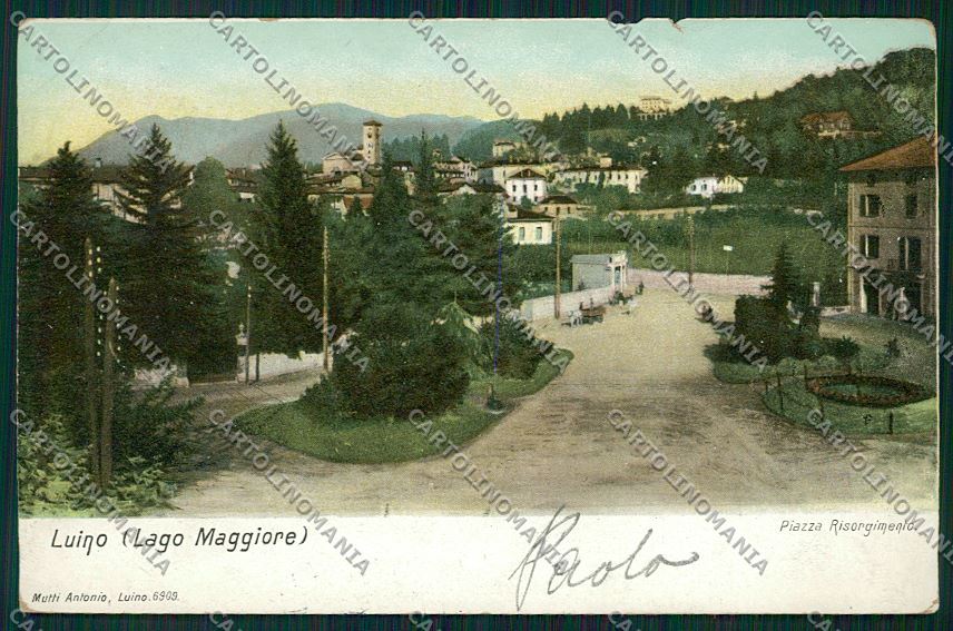 Varese Luino ABRASA cartolina QK1936 – fronte