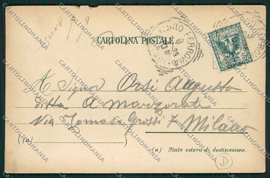 Varese Luino ABRASA cartolina QK1936 – retro