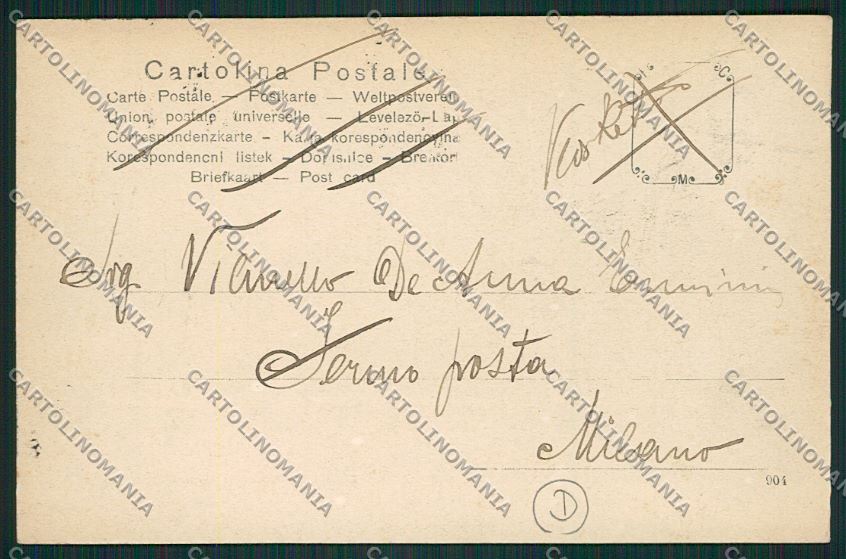 Varese Luino cartolina QK1937 – retro