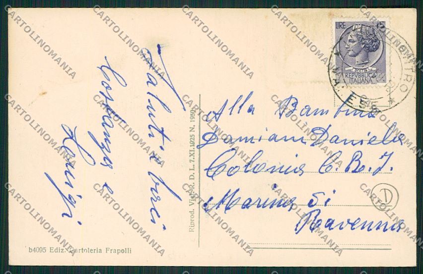 Varese Luino cartolina QK1943 – retro