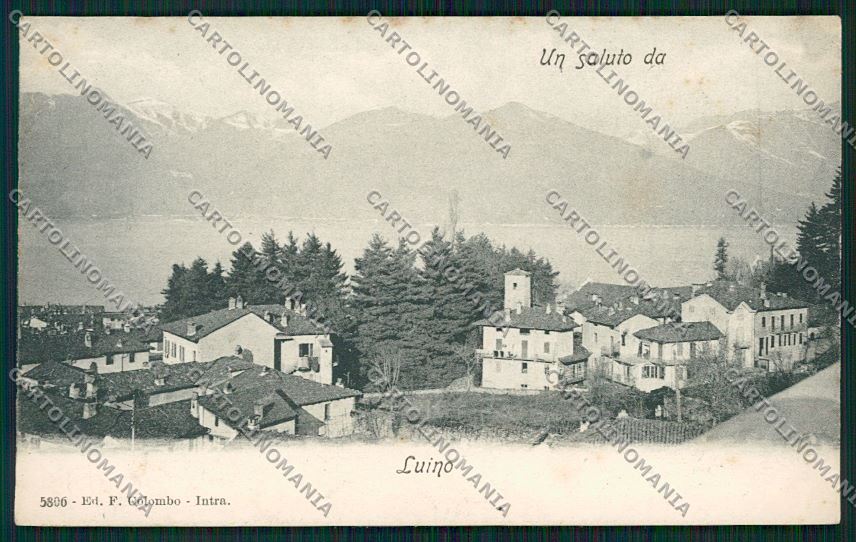 Varese Luino cartolina QK1949 – fronte