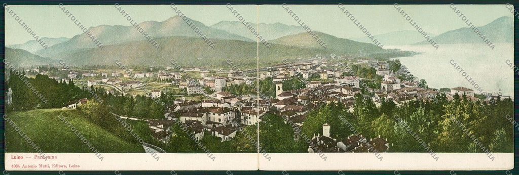 Varese Luino Doppia cartolina QK1972 – fronte