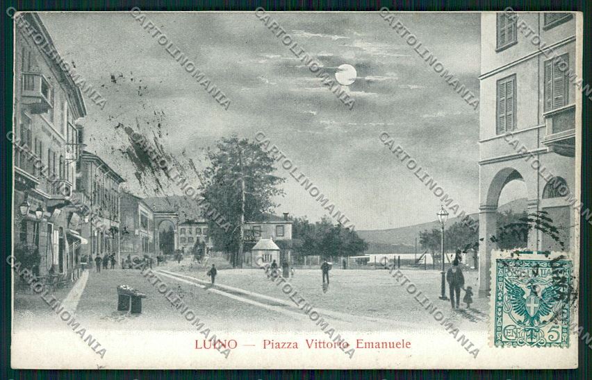 Varese Luino Chiaro di Luna cartolina QK1986 – fronte