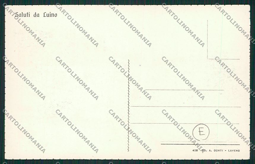 Varese Luino cartolina QK1990 – retro