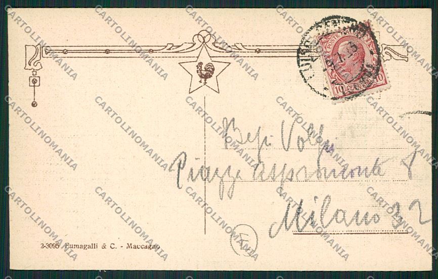 Varese Luino cartolina QK1992 – retro