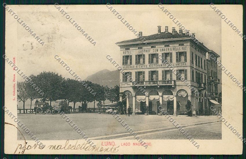 Varese Luino cartolina QK1993 – fronte