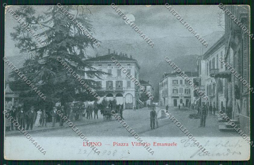 Varese Luino Chiaro di Luna cartolina QK1996 – fronte