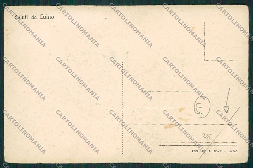 Varese Luino PIEGA cartolina QK2000 – retro