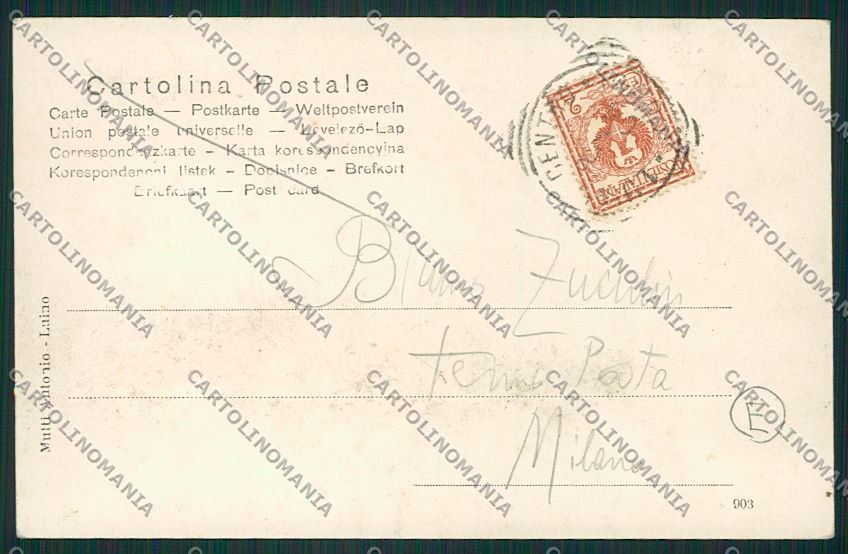 Varese Luino cartolina QK2009 – retro