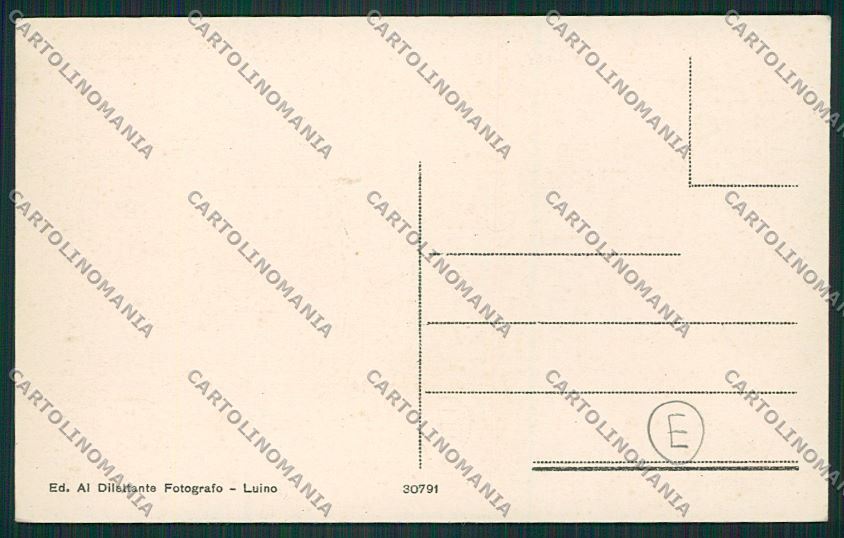 Varese Luino cartolina QK2010 – retro