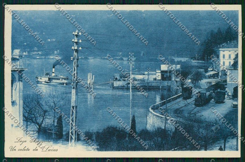 Varese Luino Battello cartolina QK2019 – fronte