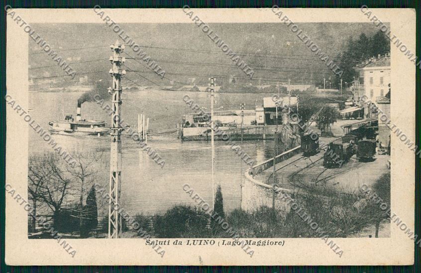 Varese Luino Battello cartolina QK2020 – fronte