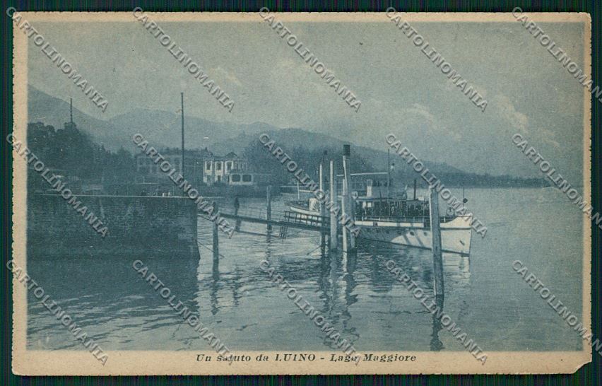 Varese Luino Battello cartolina QK2022 – fronte