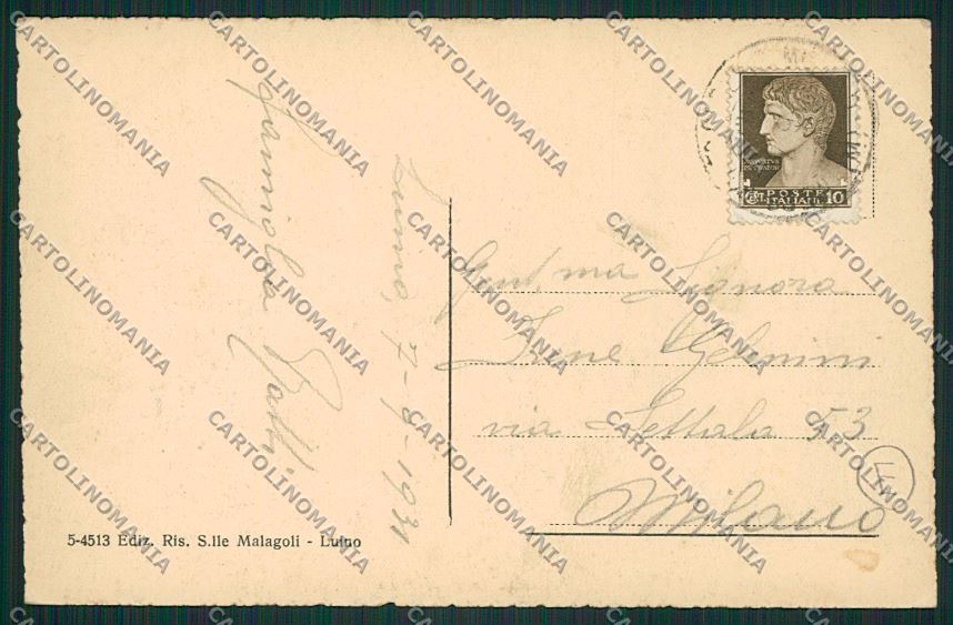 Varese Luino Battello cartolina QK2023 – retro
