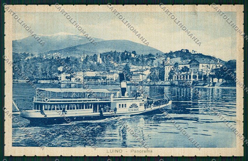 Varese Luino Battello cartolina QK2024 – fronte