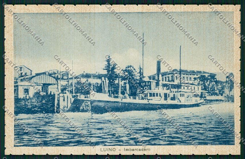 Varese Luino Battello cartolina QK2026 – fronte