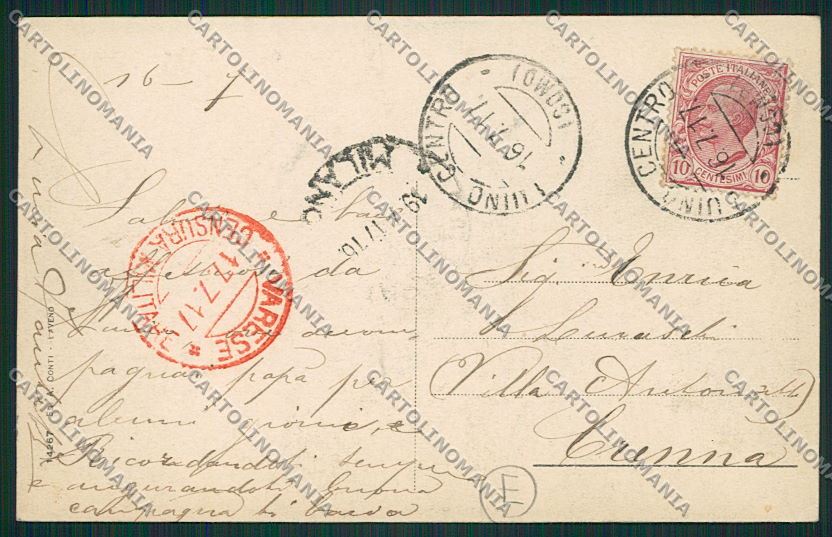 Varese Luino Battello cartolina QK2027 – retro
