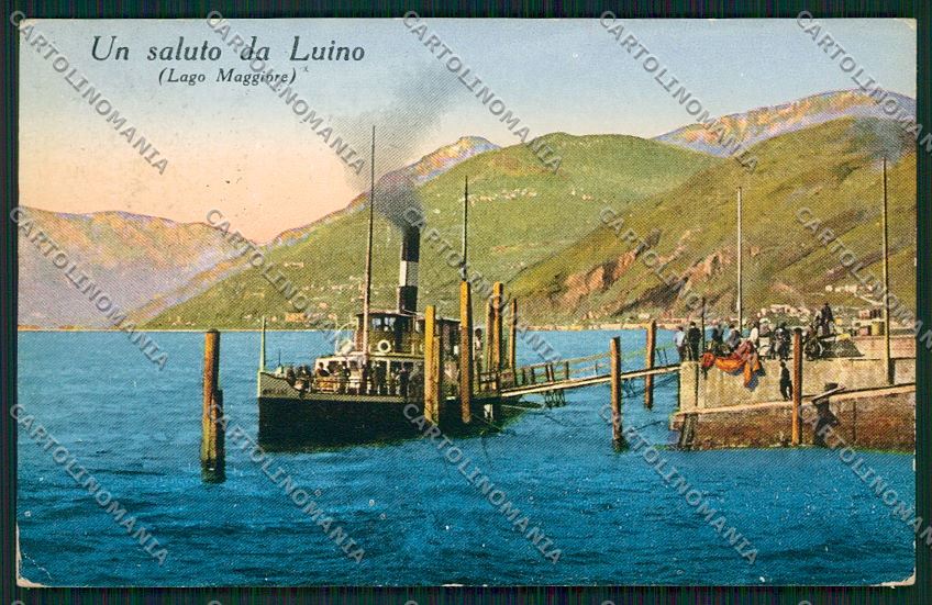 Varese Luino Battello cartolina QK2030 – fronte