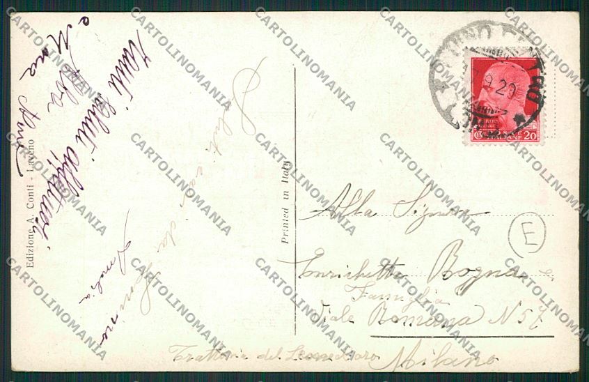 Varese Luino Battello cartolina QK2030 – retro
