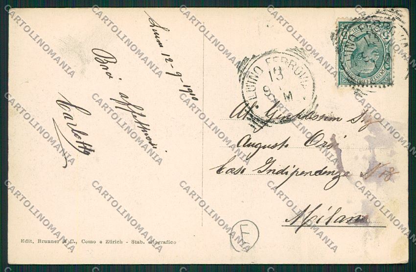 Varese Luino Battello cartolina QK2031 – retro