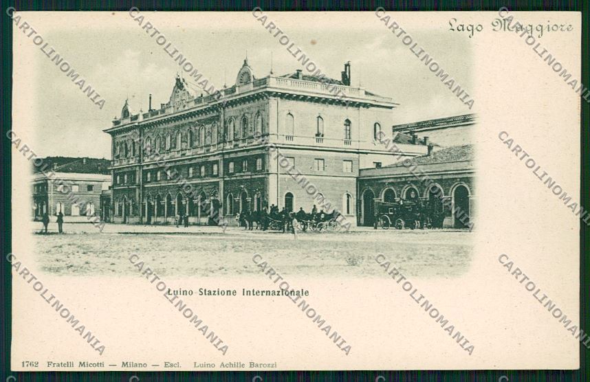 Varese Luino Stazione cartolina QK2032 – fronte