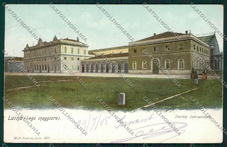 Varese Luino Stazione cartolina QK2037 – fronte