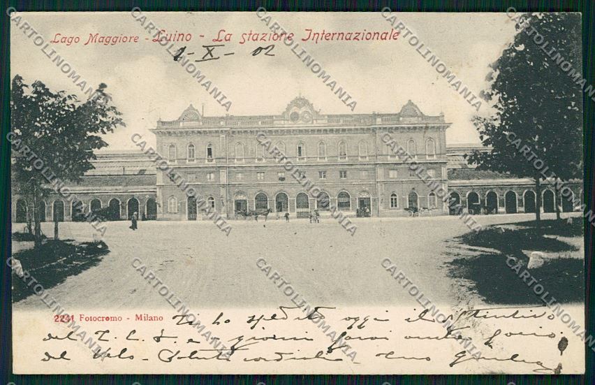 Varese Luino Stazione cartolina QK2038 – fronte